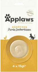 Applaws 24x15g Applaws Puree csirke macskasnack 30% kedvezménnyel