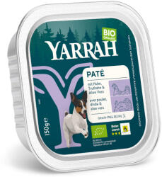 Yarrah 12x150g Yarrah bio Bio pulyka & bio aloe vera nedves kutyatáp akciósan