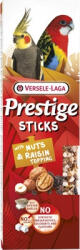 Versele-Laga Prestige Sticks Big Parakeets with Nuts & Raisin topping - 2 db 140 g
