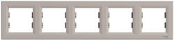 Schneider Electric Asfora - EPH5800569 - Ötös keret, vízszintes, bronz (EPH5800569)