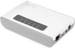 ASSMANN DN-13024 2 port USB 2.0 vezeték nélküli többfunkciós nyomtatószerver (DN-13024) - bluechip