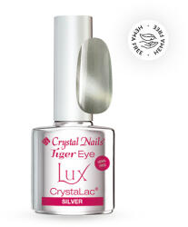 Crystal Nails Crystal Nails TPO FREE Tiger Eye Lux HEMA Free CrystaLac - Silver 4 ml