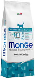 Monge Natural Superpremium Kitten Száraz Macskatáp - 10 kg