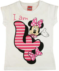 Asti Disney Minnie szülinapos kislány póló 4 éves