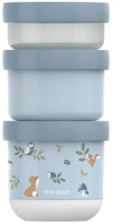 Little Dutch gyerek snack box készlet 3 db-os - forest friends (108034065408)