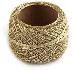 Fashion Metál hímzőfonal, horgoló fonal, arany, 410059