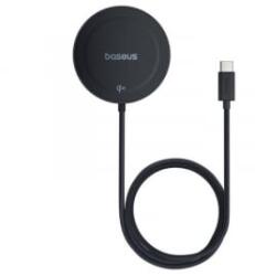 Baseus Simple Mini4 MagSafe vezeték nélküli töltő 15W fekete (P10273300121-02)