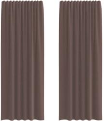 vidaXL 2 db barna voile függönyök rúd zsebekkel 0.25 kg 4102175 4102175 (4102175)