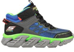 Skechers Skechers, Tech Grip High Surge vízálló bakancs, fekete/szürke/élénkzöld, 31 EU (403806L-RYBK-31)