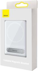 Baseus állvány, összecsukható, mágneses, iPhone MagSafe készülékhez, fehér (LUXZ010002) (LUXZ010002)