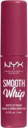NYX Cosmetics NYX PM Smooth Whip Lip Cream folyékony matt rúzs, 8 Fuzzy Slippers, 4ml (800897131135)