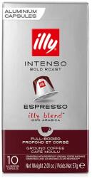 illy Espresso Intenso őrölt-pörkölt kávé kapszulában, Nespresso kompatibilis, 57 g, 10 db