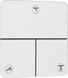 Hansgrohe ShowerSelect Comfort Q Falsík alatti elzáró- és váltószelep, 3 funkciós, matt fehér 15587700 (15587700)