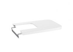 Roca Inspira Square lassú záródású SUPRALIT bidé fedél, fehér A80653200B (A80653200B)