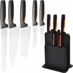 Fiskars Ff 5 db-os főnökkés szett fekete blokkban (1057554)
