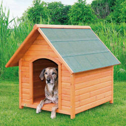 TRIXIE Cottage Dog Kennel - kutyaház (sátortetős) 71x77x76cm (S-M) (028-39530) - pepita