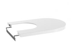 Roca Inspira Round lassú záródású SUPRALIT bidé fedél, fehér A80652200B (A80652200B)
