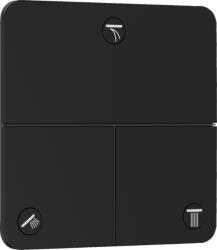 Hansgrohe ShowerSelect Comfort Q Falsík alatti elzáró- és váltószelep, 3 funkciós, matt fekete 15587670 (15587670)