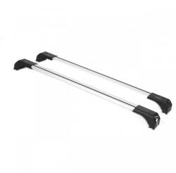 2 darabos UNIVERSAL fixpontos keresztirányú tetőcsomagtartó készlet, Wingbar, 135 CM hosszú, ezüst színű