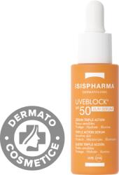 Isis Pharma Ser de fata cu tripla actiune UVEBLOCK SPF50+, 28ml, Isis Pharma