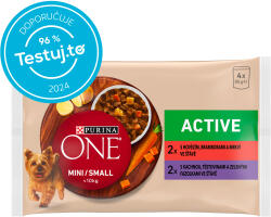 ONE MINI Dog Active, marhahús, 0, 085 kg
