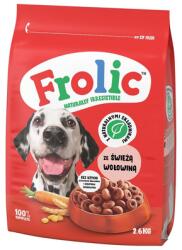 Frolic Naturally Irresistible 2, 6 kg félig teljes értékű teljes értékű eledel felnőtt kutyáknak friss marhahússal
