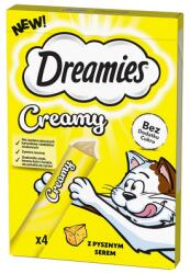 Dreamies Creamy kiegészítő eledel ízletes sajttal macskáknak 4x10 g