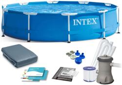 Intex Rack kerti medence 305 x 76 cm 4 az 1-ben intex 28202 szett (28202-4w1)