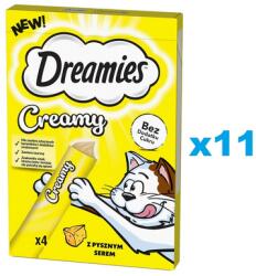Dreamies Creamy kiegészítő eledel ízletes sajttal macskáknak 44x10 g