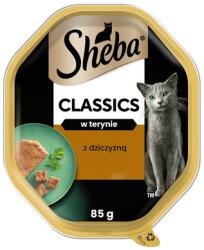 Sheba Classics 85 g nedves teljes értékű eledel felnőtt macskáknak szarvashússal terrine-ben