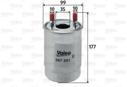 VALEO Filtru combustibil VALEO 587551
