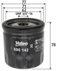 VALEO Filtru ulei VALEO 586142