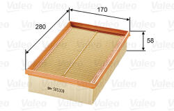 VALEO Filtru aer VALEO 585308
