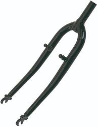 Csepel 20-as BMX merev villa, 1 colos menetes nyakkal (25, 4x240 mm), acél, fekete