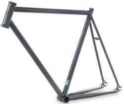 Csepel Royal 4* 2017 fixi-single speed kerékpár váz és villa szett, acél, matt szürke, 600-as vázméret