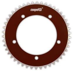 Csepel single speed első lánckerék 44T, 130 mm, 1s (1/8"), alumínium, barna