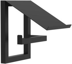 Luminex Fali WC-papír tartó 17x15 cm fekete 9887 (LU9887)