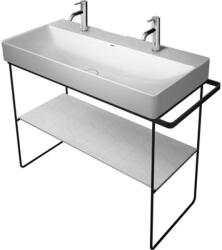 Duravit DuraSquare 100-as mosdóhoz álló fém állvány, matt fekete 0031034600 (0031034600)