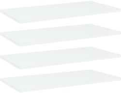 vidaXL 4 db fehér forgácslap könyvespolc 60 x 30 x 1, 5 cm (805234)