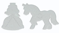 Playbox PlayBox: 9mm-es vasalható gyöngy alap unikornis és hercegnő formával 2db (2456677) - jatekshop