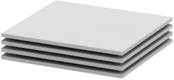 TEMPO KONDELA Polc szekrénybe, fehér, 4 db, 56, 8x51, 8, BETTY 2 BE02-012-00 - kondela