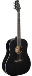 Stagg SA35 DS-BK LH balkezes akusztikus gitár