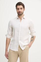 Calvin Klein len ing férfi, galléros, bézs, regular, K10K109332 - bézs 39