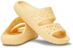 Crocs Classic Floral Cutout női narancssárga fix pántos strandpapucs 210966-78Z