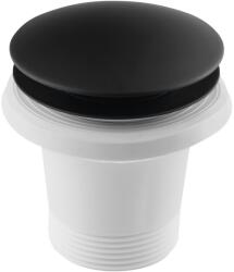 Polysan Polysan, Fürdőhulladék, Click Clack, túlfolyó nélküli fürdőkhöz, matt fekete, 71704B (71704B)