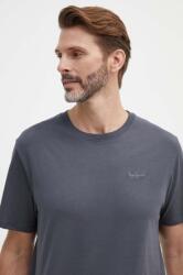 Pepe Jeans pamut póló Connor szürke, férfi, sima - szürke XL