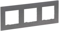 Legrand 863993 Niloé Step 3-as keret, csiszolt szürke (863993)