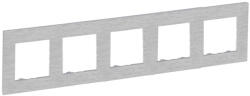 Legrand 863995 Niloé Step 5-ös keret, csiszolt szürke (863995) - elektroprofishop