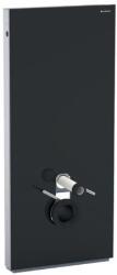 Geberit Monolith szanitermodul fali WC-hez, 114 cm-es, fekete üveg/alumínium fekete króm 131.031. SJ. 6 (131.031.SJ.6)