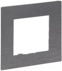 Legrand 863991 Niloé Step 1-es keret, csiszolt szürke (863991) - elektroprofishop
